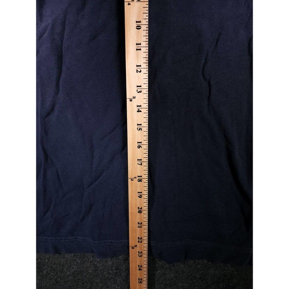 DB Basics Shirt Mens Medium‎ M Button Polo Collared Regular Fit Cotton Blue - Picture 6 of 11